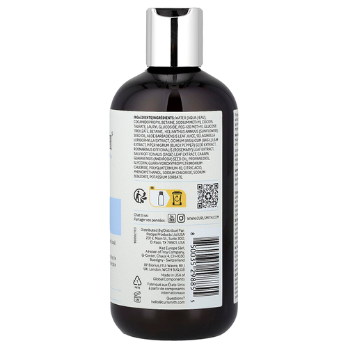 Curlsmith, шампунь без отдушек, для всех типов локонов, 355 мл (12 жидк. унций)