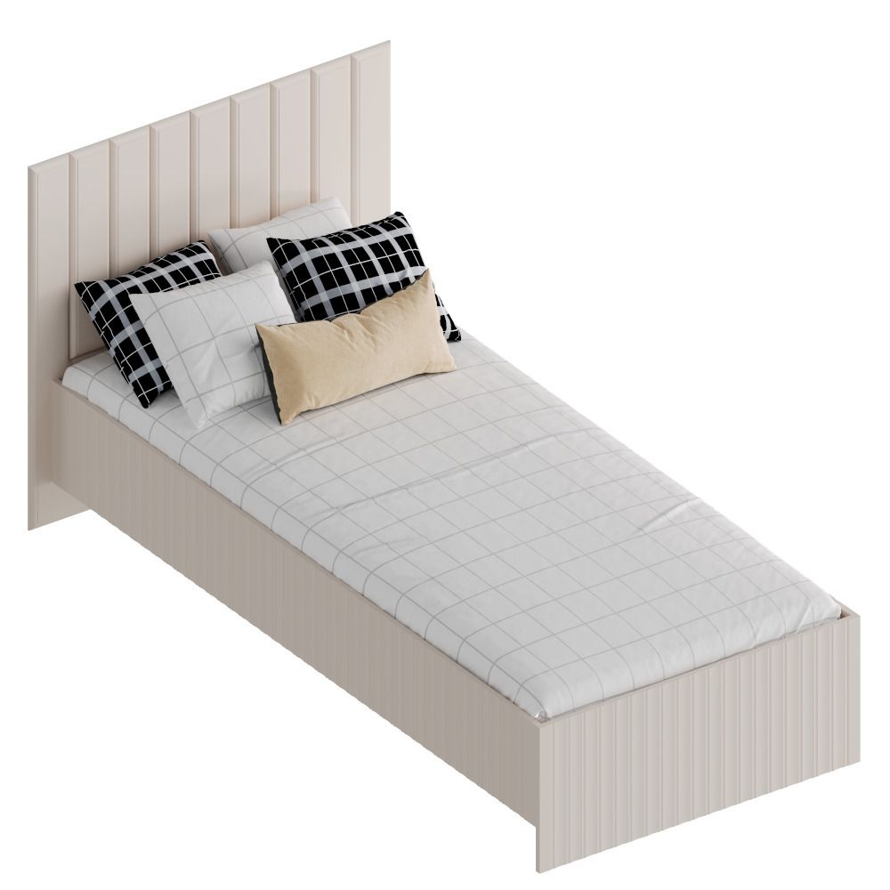 Кровать 0,9 "Тефия" (Софт сантьяго/Тефия),