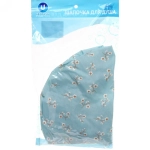 Шапочка для душа «Ultramarine - Aqua tenderness», микс 6 цветов, d-24 см (двухслойная, с мягкой резинкой)