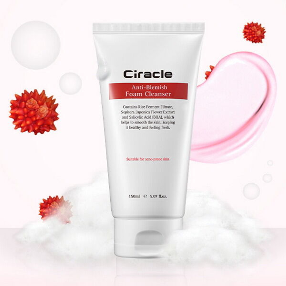 Пенка для проблемной кожи Ciracle Anti-Blemish Foam Cleanser, 150мл