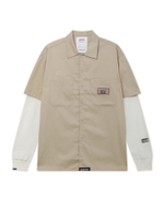 Рубашка Дл. Рукав Layered Workshirt- Script