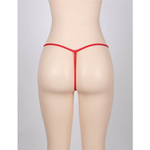 Стринги женские Delicate с цветочным принтом, красные, XS-S