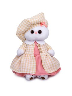 Мягкая игрушка Ли-Ли в летнем пальто в клетку 24 см