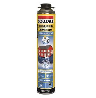 Изоляционная зимняя пена SOUDAL пистолетная 750 мл 134573