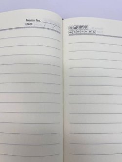 Блокнот 135 л. В5 25*17,5 см лин. т.бирюзовые цветы  (7670-4)