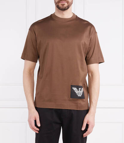 Футболка Emporio Armani - коричневый(3R1TV1 1JSAZ)