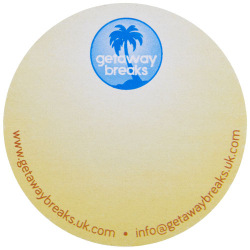 Бумага для заметок Sticky-Mate® из переработанных материалов в форме круга