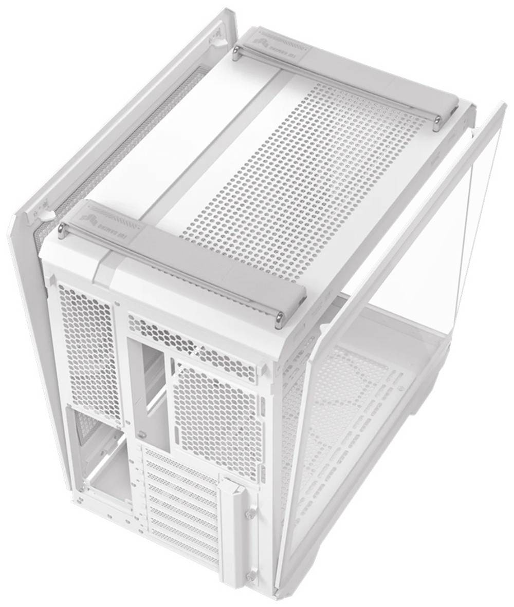 Корпус ASUS Asus TUF GAMING GT502 HORIZON TG ARGB WHITE Midi Tower белый