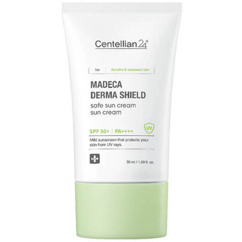 Крем cолнцезащитный с центеллой Centellian24 Madeca Derma shield safe sun cream, 50 мл