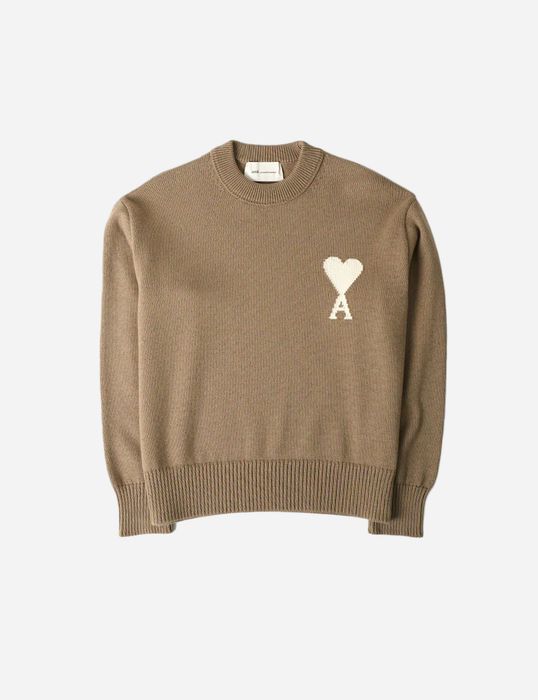 Свитер AMI PARIS Round Neck Wool 