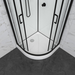 Душевая Кабина Прайм-Блэк 90*90 А без крыши