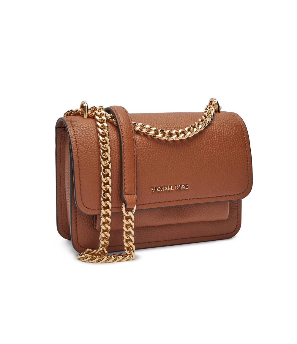 Кожаная сумка через плечо Claire Michael Kors - коричневый(32T4GC7C1T)