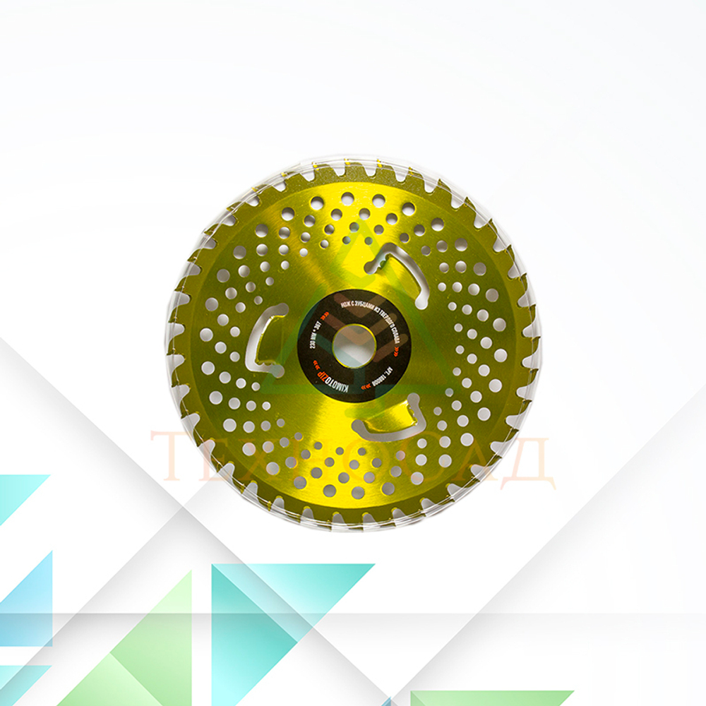 Нож с зубцами из твердого сплава 230*36Т*25,4 mm Shuriken Gold PRO Yakuza