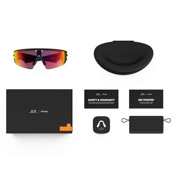 Умные очки Oakley Vanguard (Черная оправа, линзы Prizm Transitions Ember)