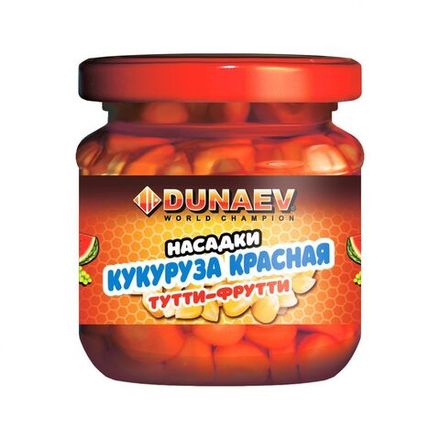 Насадка стеклобанка "Дунаев Кукуруза Красная" 100мл Тутти-Фрутти
