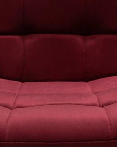 Стул обеденный DOBRIN CHILLY, Бордовый Holland 47, основание белое