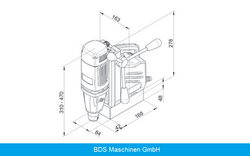 Магнитный сверлильный станок BDS MABasic 200