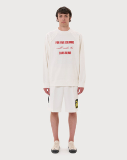 UNDERCOVER ШОРТЫ БЕЛЫЕ С НАШИВКАМИ