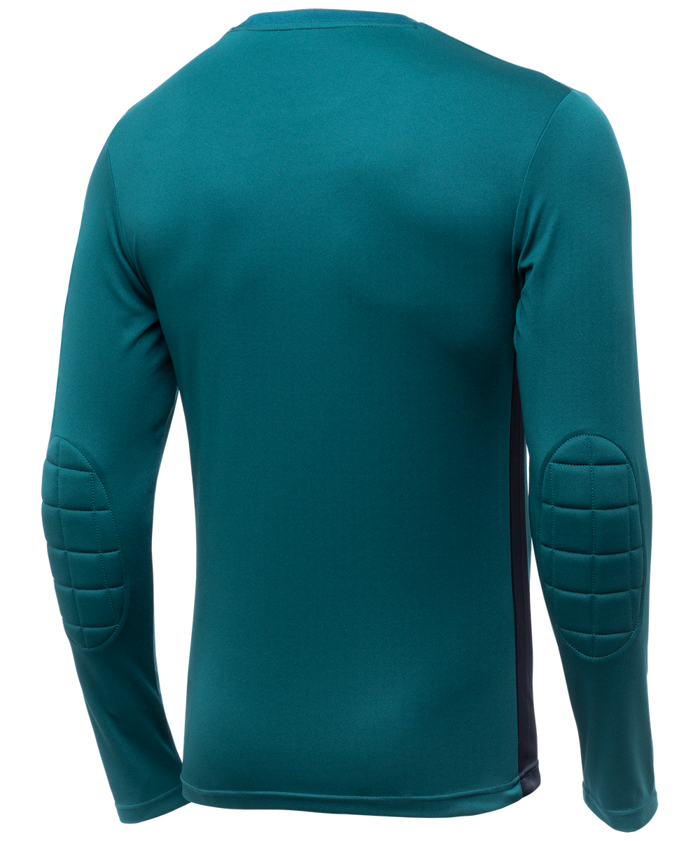 Футболка вратарская CAMP GK Padded LS, зеленый/черный/белый, детский
