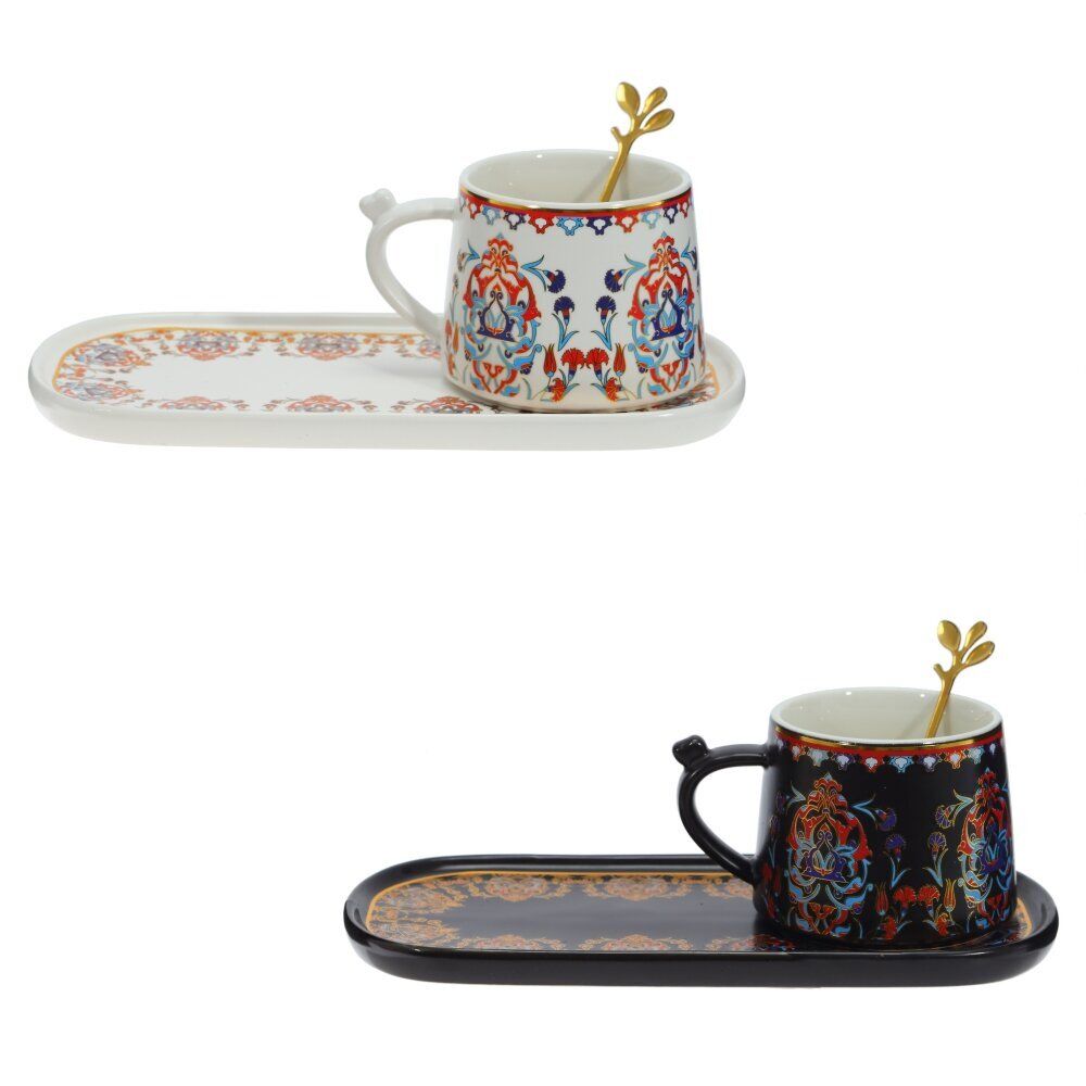 GAEM Кружка с блюдцем и ложкой, 280 мл, L24,5 W11 H7,5 см, 2в.