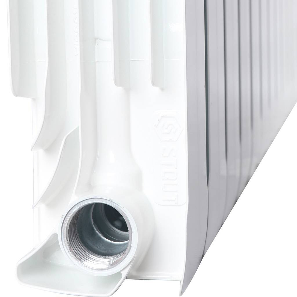 STOUT Space 500 11 секций радиатор биметаллический боковое подключение