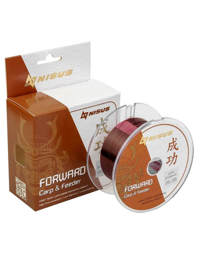 Леска для рыбалки Nisus FORWARD Carp&Feeder brown Nylon 0,437mm/150m (N-FCF-0437-150)