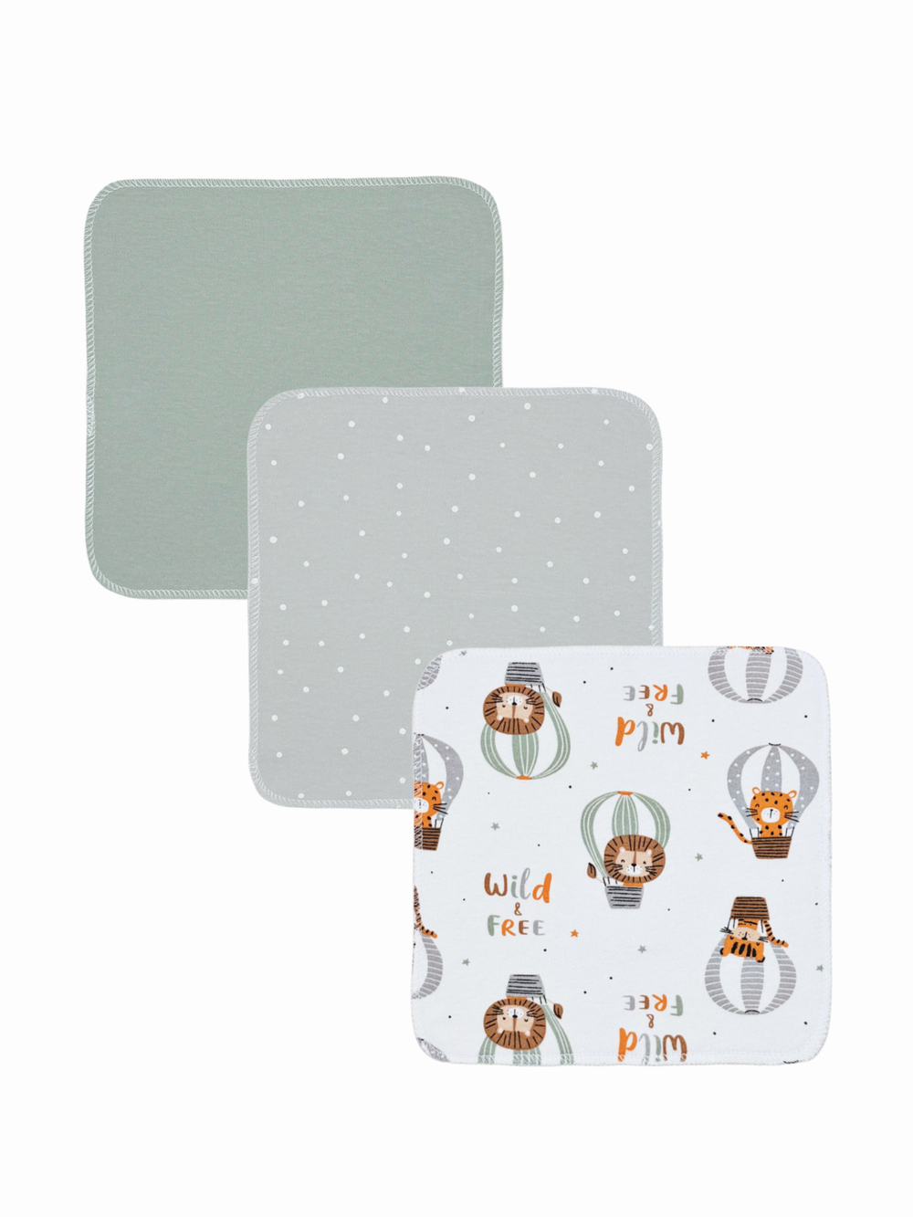 Многоразовые платочки 3 шт.