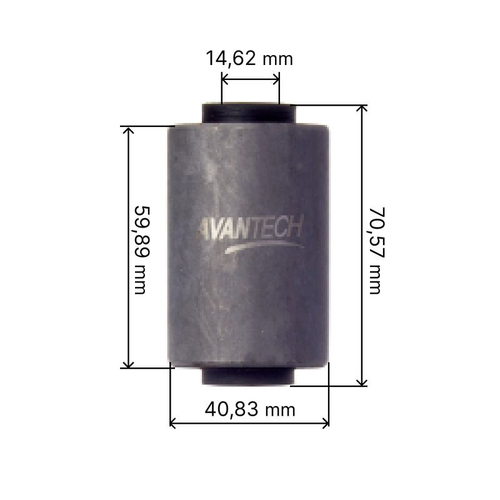 Сайлентблок рессоры Avantech ASB0297