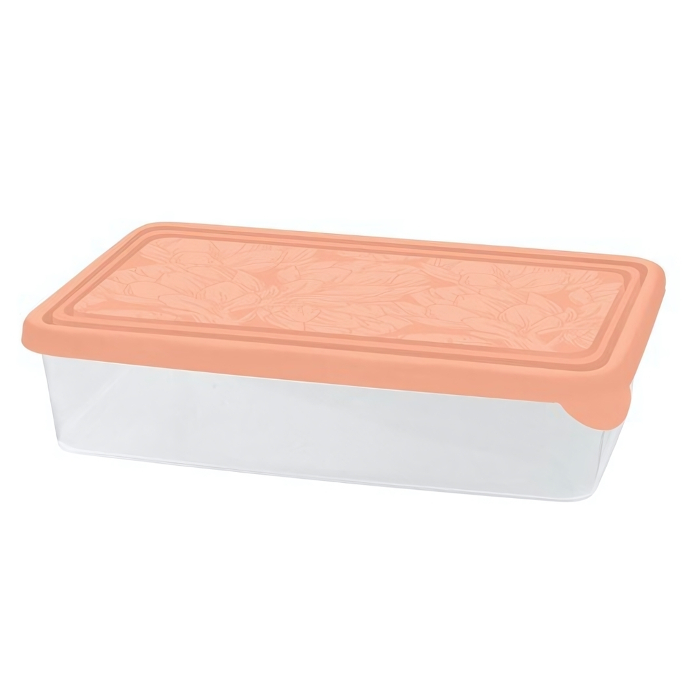 Контейнер для продуктов HELSINKI Artichoke 0,9 л прямоугольный персиковая карамель