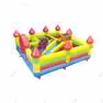 Коммерческий надувной батут "Красочный дворец" 6*6*2,5 м