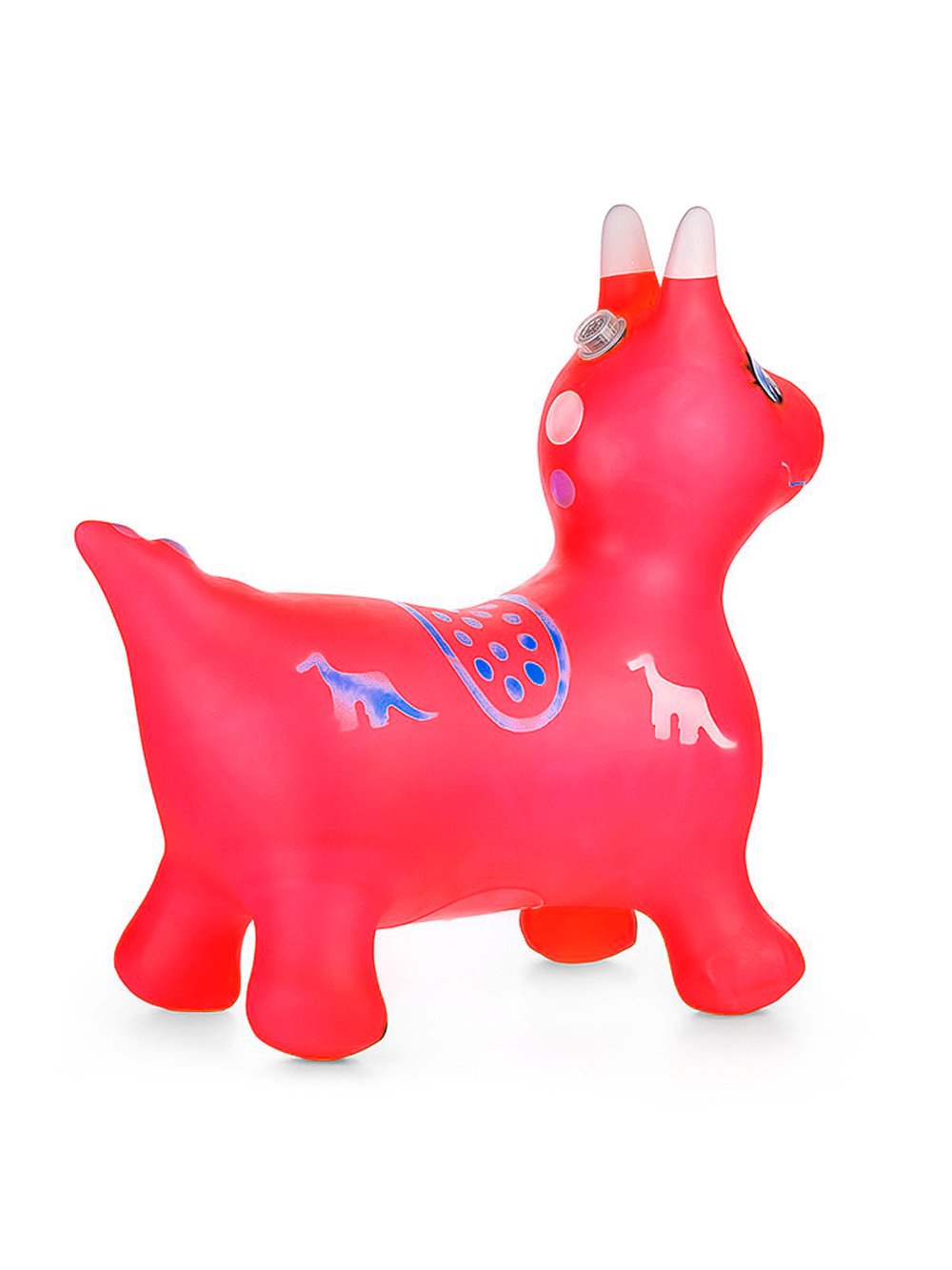 Прыгун надувной Дино (красный цвет)
