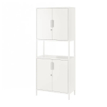 Шкаф - TROTTEN IKEA/ ТРОТТЕН ИКЕА,  173х70 см, белый