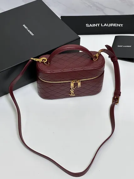 Косметичка Saint Laurent GABY из овечьей кожи