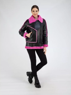 Дубленка авиатор натуральная зимняя