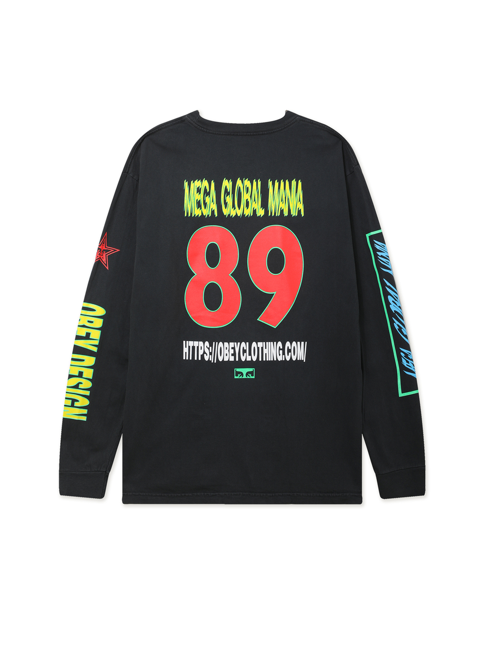 Мужской Лонгслив Obey Mega Global Mania