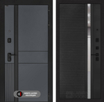 Эволаб 31 чёрный кварц, зеркальная вставка с тонировкой