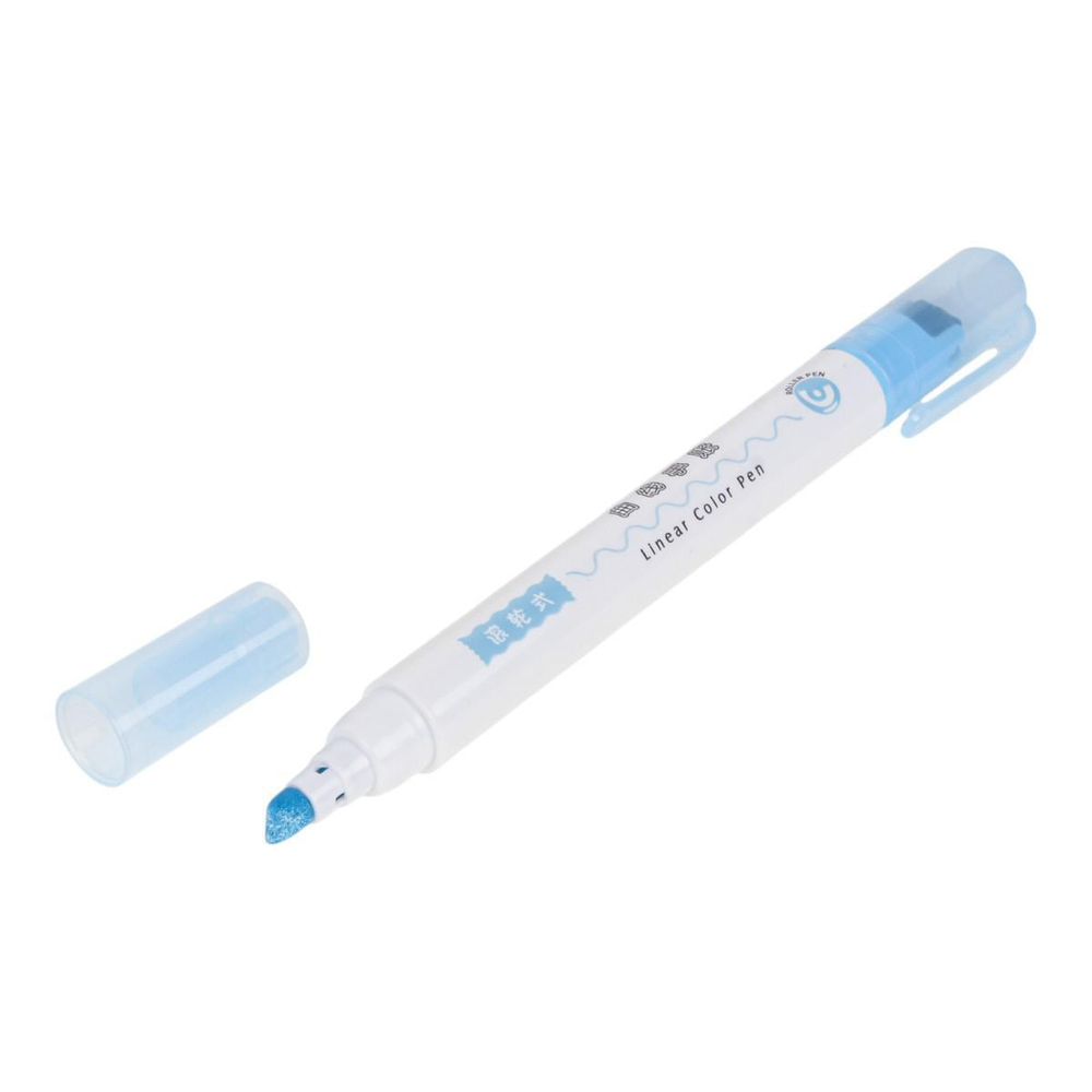 Набор текстовыделителей 3шт. с блестками и роллером "Pastel"