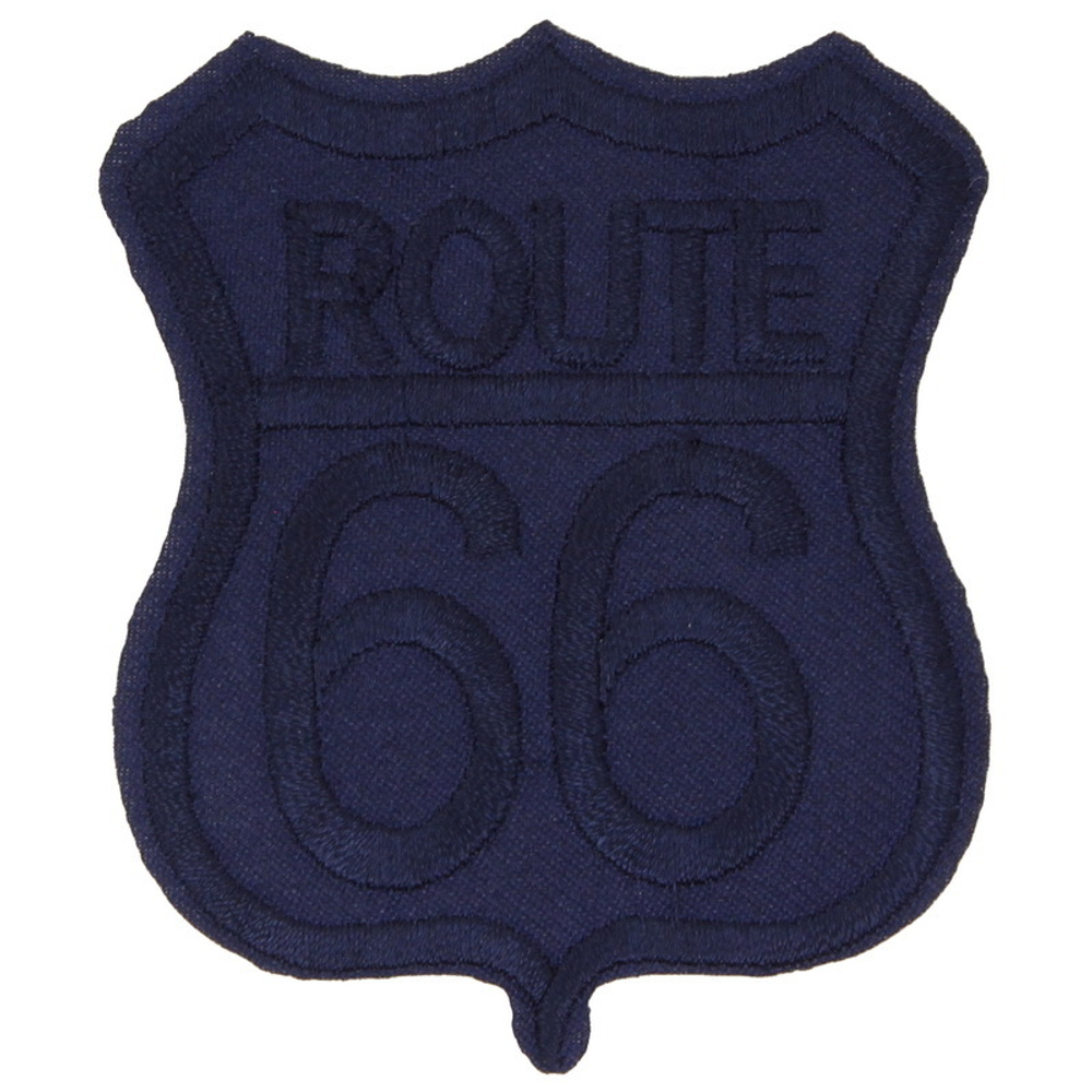 Нашивка Route 66 синяя (139)