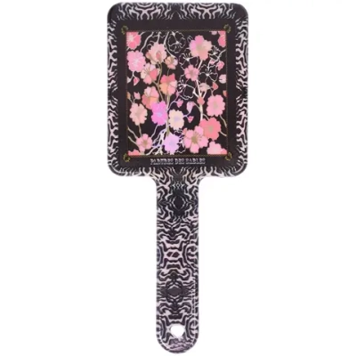 Расческа массажная квадратная форма «КОЛЛЕКЦИЯ ИМАНИ - ЛАНТА», микс 4 дизайна, 22*9см (PVC подвес)