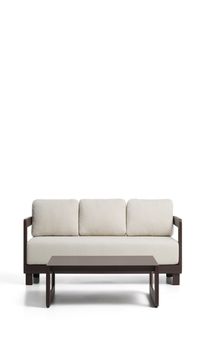 Комплект садовой мебели Nerano из коричневого алюминия