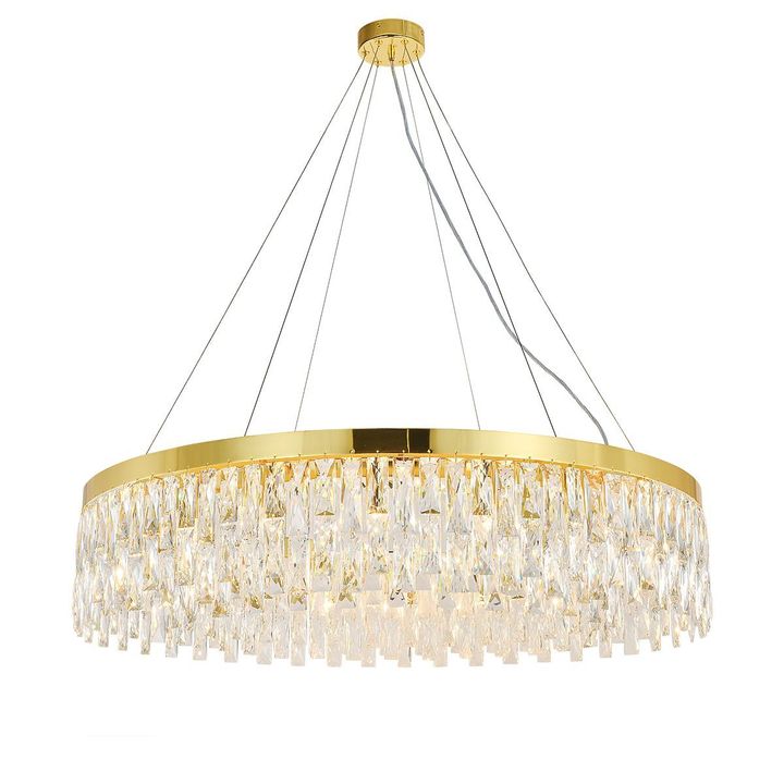 Подвесная люстра Indigo Anna V12029/18P Gold V000496