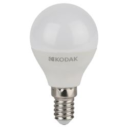Лампа светодиодная Kodak LED P45-7W-840-E14 K 7Вт шар нейтральный белый свет Е14 | Kodak