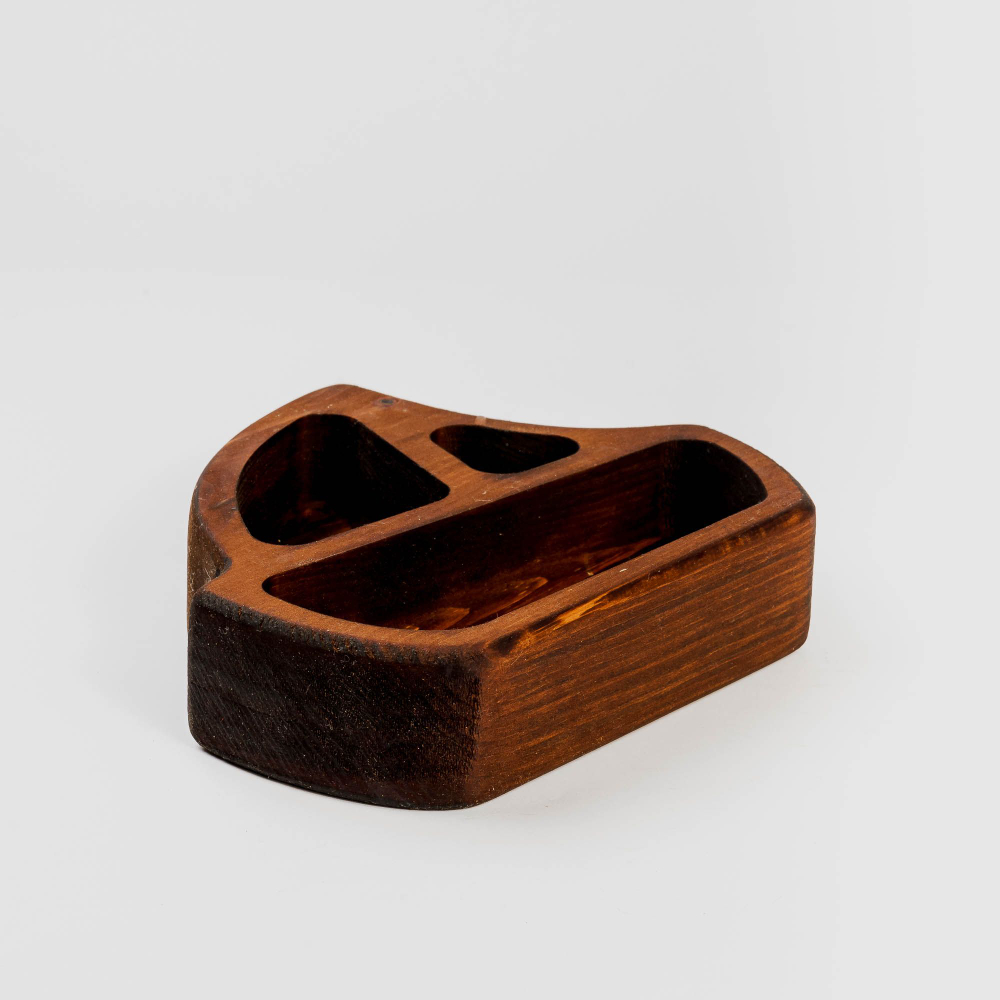 Менажница "Кораблик" из Сибирского кедра