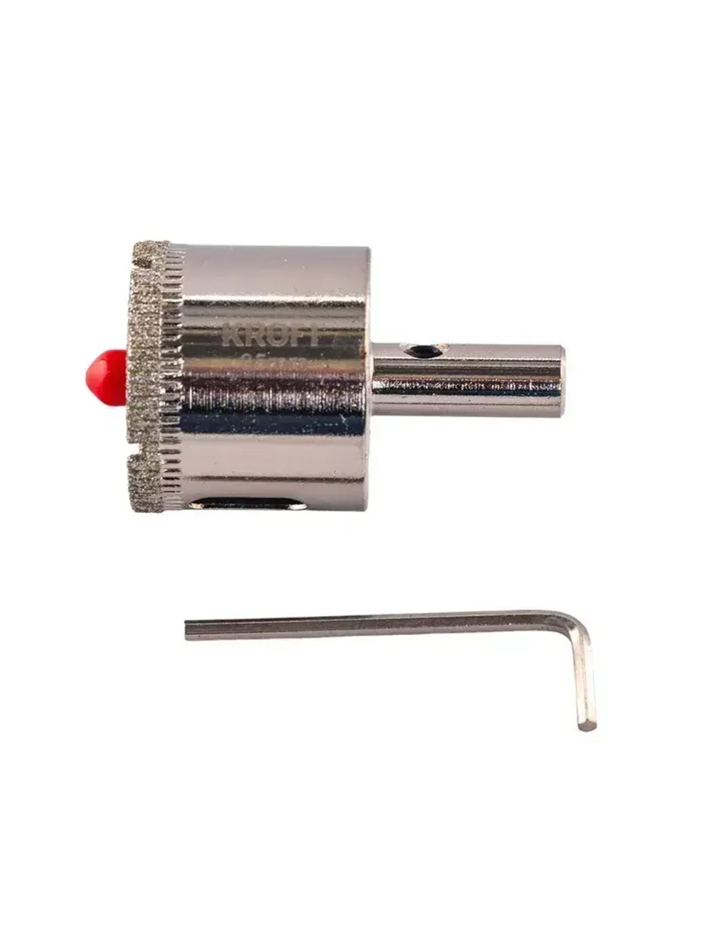 Коронка алмазная 35 мм по керамике цилиндричиский хвостовик KROFT