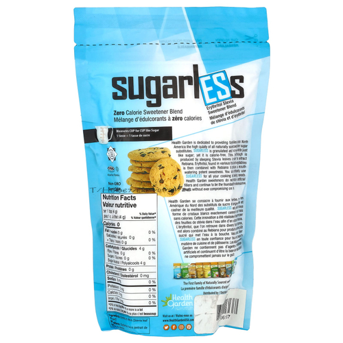 Health Garden, смесь подсластителей с эритритолом и стевией, без сахара, 453 г