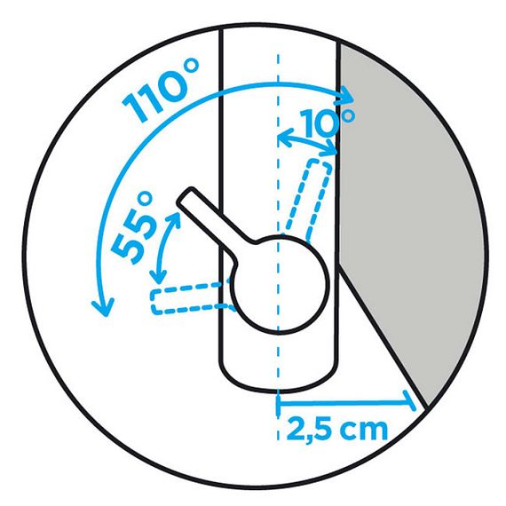 Смеситель SCHOCK Epos full color, Cristadur серебристый камень