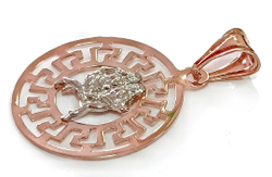 Ювелирная подвеска из серебра с позолотой Близнецы