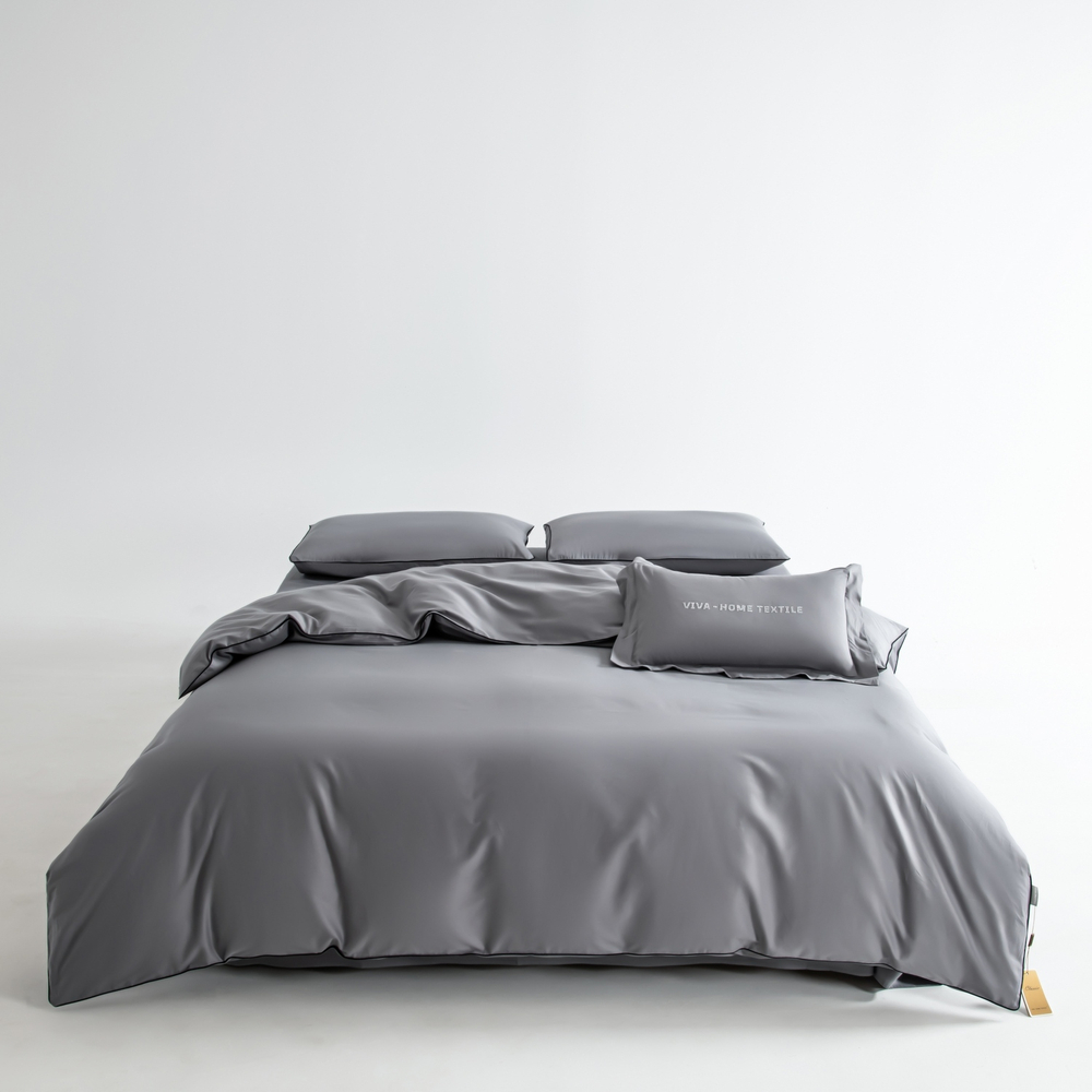 Комплект постельного белья Однотонный Сатин Элитный OCE014