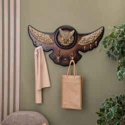 Вешалка настенная Bubo Орех Бронза