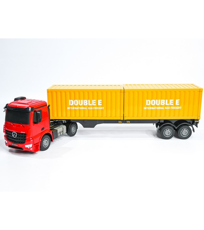 Радиоуправляемый тягач на 2 контейнера Double Eagle Mercedes-Benz Arocs 1/26 2.4G RTR